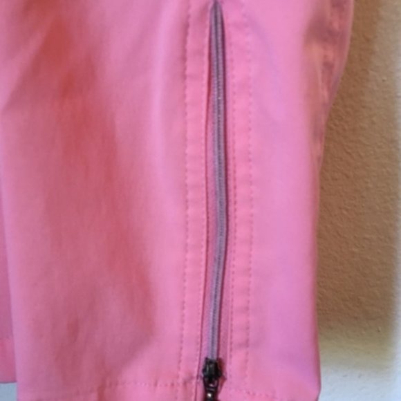 Tail Tech Coral Pink Womens Golf Capris Pants Moisture Wicking 8 - Picture 2 of 7